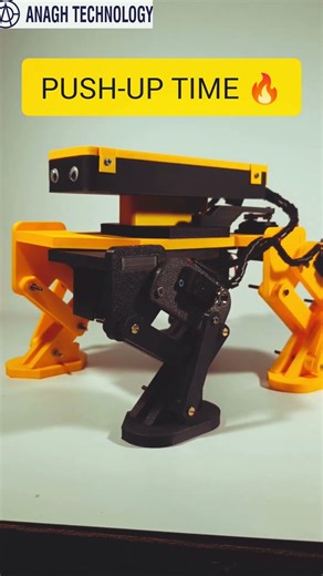 Robo Dog Doing Push-Ups 🤖💪 | Arduino Robot Challe #shorts #arduino
