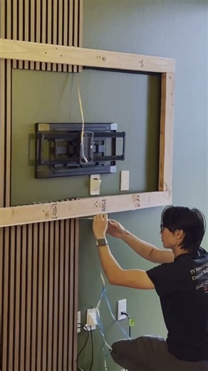 how we build custom TV walls