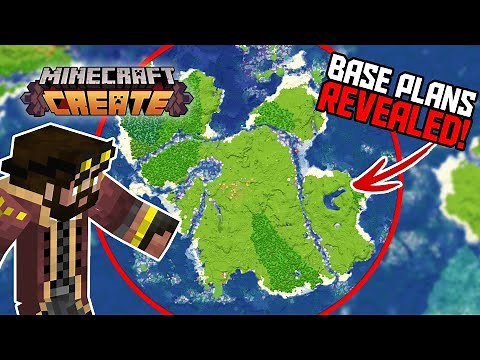MEGA BASE PLANS REVEALED in Minecraft Create Mod!