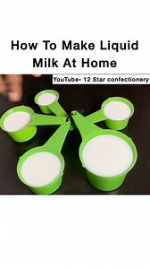 How To Make Liquid Milk At Home. #milk #liquidmilk #wholeliquidmilk | 12StarConfectionery