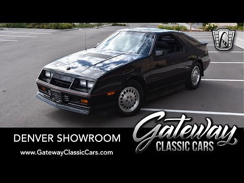 1985 Dodge Daytona TURBO Z Gateway Classic Cars Denver #1144