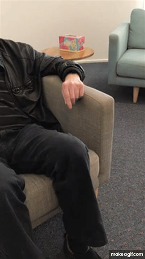 Parkinsonian tremor (Extrapyramidal Side effect with Antipsychotic) on Make a GIF