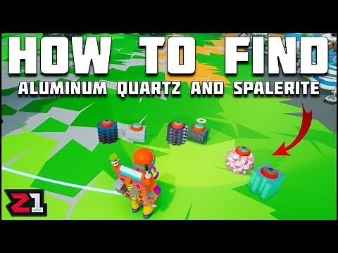 Astroneer Quick TIPS ! How To Find Aluminum Quartz and Sphalerite | Z1 Gaming