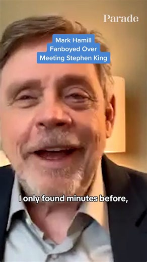 Mark Hamill talks about meeting Stephen King for the first time, and he was a fanboy! Check out our exclusive interview with Mark at the link below. https://parade.com/movies/mark-hamill-the-long-walk-interview-exclusive #MarkHamill #StephenKing #TheLongWalk | PARADE Magazine