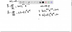 SOLVED:Consider the Cobb-Douglas production model for a manufacturing process depending on three inputs x, y, and z with unit costs a, b, and c, respectively, given by P=k x^α y^β z^γ, α>0, β>0, γ>0, α+β+γ=1 subject to the cost constraint a x+b y+c z=d. Determine x, y and z to maximize the production P.