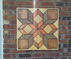 Barn Quilt Sign on a CNC