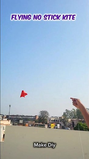 How to make kite | A4 Paper Kite Rocket Jaisi Udti Hai 🪁 | Easy Paper Kite DIY #sticktricks #patang