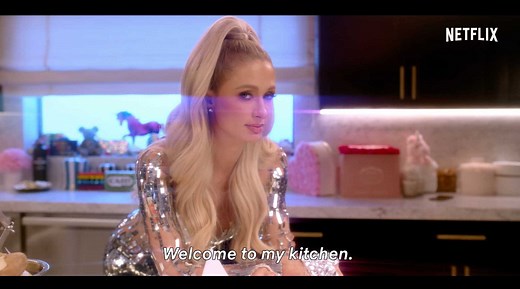 That's hot — literally. Paris Hilton is turning the traditional cooking show upside down with a little help from Kim Kardashian West, Demi Lovato, Saweetie, Nikki Glaser, Lele Pons, and Kathy & Nicky Hilton. Cooking with Paris premieres August 4 | Netflix