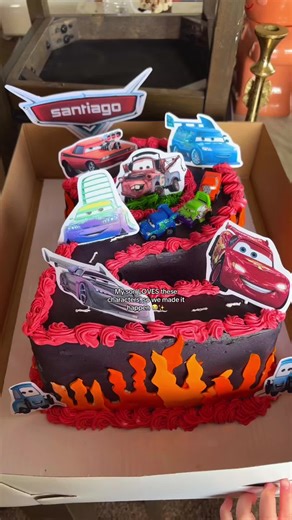 Unique Cars Cake Design Inspired by Disney Characters