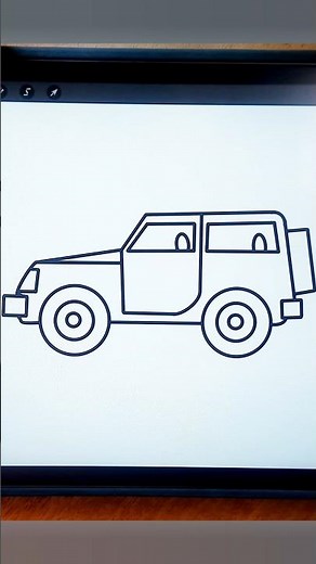 comment dessiner une voiture facilement #drawing