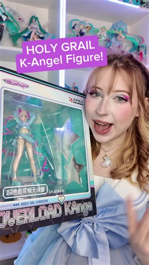 FINALLY have one of my holy grail needy streamer overload figures! I’m so happy with her~ she is everything to me.. 🙏BLESS🙏 #needystreameroverload #nso #kangel #animefigure #figurecollector