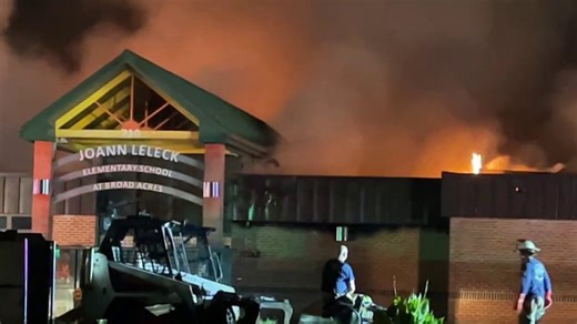 ‘I used to go there': Fire tears through closed Silver Spring elementary school