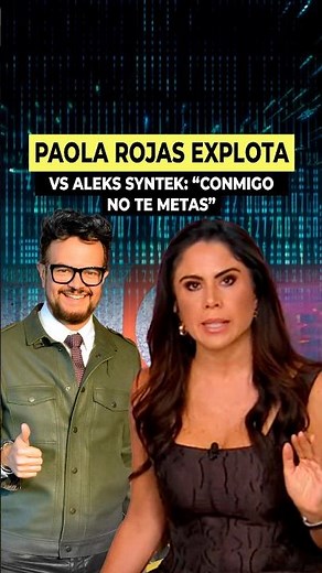 🔥 Paola Rojas fires back at Aleks Syntek following social media controversy