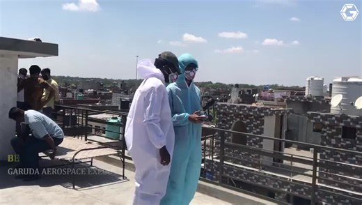 Garuda Aerospace uses drones for large-scale sanitization during Covid-19 | Garuda Unplugged posted on the topic | LinkedIn