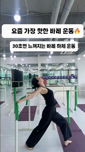 🔥요즘 핫한 바레 운동! 밴드 하나로 불타는 다리 운동