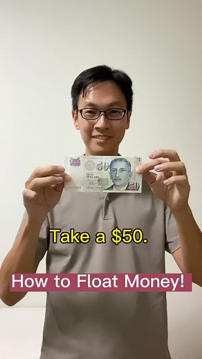 Learn How to Float Money with Magic Tricks