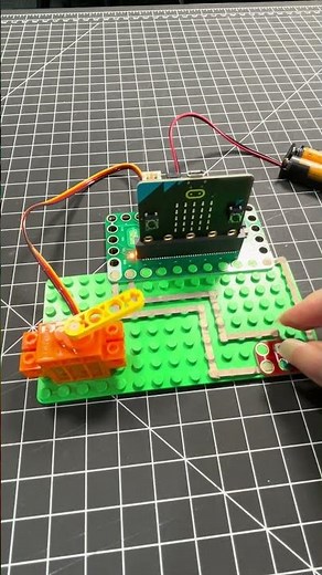 Micro:bit w/ 360° Servo & Potentiometer-Both Ways #coding #microbit #shorts #stem #servo #servomotor
