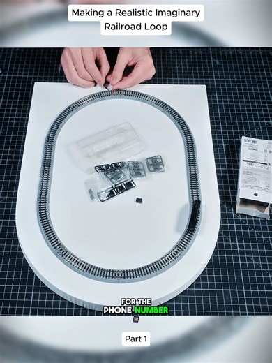 Creating a Realistic Imaginary Railroad Loop Diorama