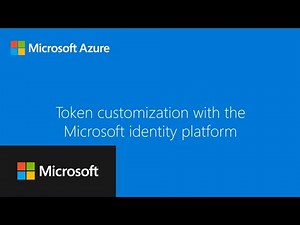 Token customization with the Microsoft identity platform