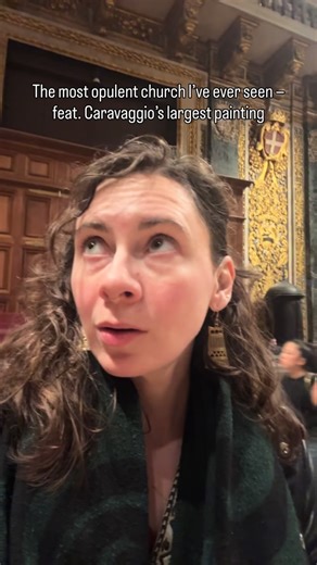 St. John’s Co-Cathedral in Valetta, Malta was built by the Order of St. John in the 1570s. It’s called a “Co-Cathedral” because it shares the official seat (the Archbishop’s cathedra) of the Roman Catholic Archdiocese of Malta with St. Paul’s Cathedral in Mdina. Apart from housing Caravaggio’s largest painting (and the only one he ever signed!) the cathedral is also home to impressive Baroque frescos, ornate marble floors, statues, carved stone walls and some of the most breath-taking vaulted ce