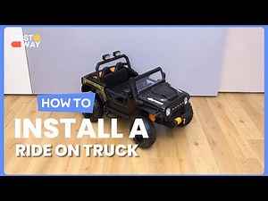 How to Install the 12V Ride on Truck with Parent Remote Control | TQ10100 #costway #howto