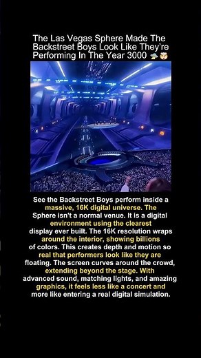This Backstreet Boys performance at the Sphere is absolutely next level #sphere #bsb #mindblown
