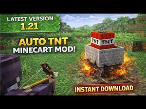 Auto TNT Minecart Mod (Minecraft 1.21) – Dominate SMP