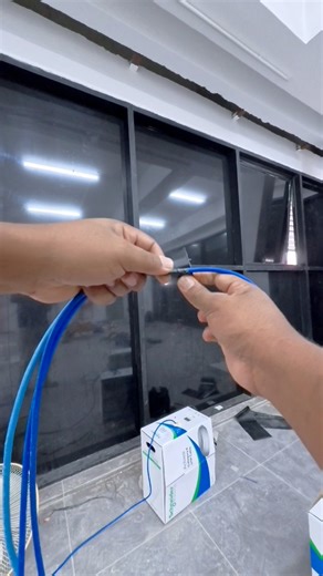 Network Cable Pulling in Progress✅ Clean and organized network cable installation for stable connection, better performance, and long-term reliability. Professional work in progress. #NetworkCabling #ElectricalWork #CableInstallation #ElectricianLife #CleanWork | MN Electric Solution