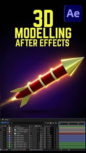 Create 3D Models in After Effects 2026 I New Advanced 3D Feature