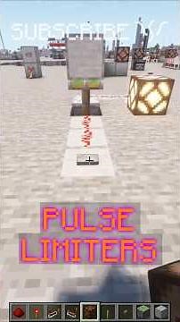SHORTEN REDSTONE PULSES with the PULSE LIMITER! | Redstone with PsiVolt #minecraft #redstone