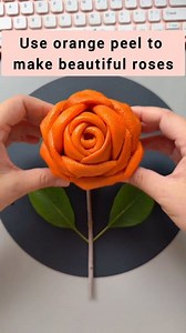 202K views · 1.2K reactions | Use orange peel to make beautiful roses, and put them at home with the fragrance of orange peel  #fblifestyle #handmadegifts #crafting | Art, Crafts and Journals | Facebook