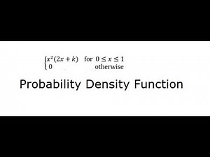 Probability density function: Find the constant k and P(X≤10) - f(x) = x^2 (2x+k) from 0≤x≤1