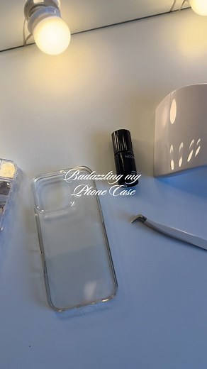 Upcycling My Phone Case with Rhinestones