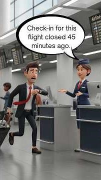 Arriving Late and Missing Your Flight English Conversation for Travel Problems B1 Part 1 #english