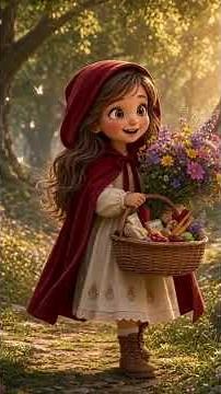 Little Red Riding Hood 🐺❤️ | A Brave Escape | Slow English Story for Kids‪@Englishfairytalekingdom‬