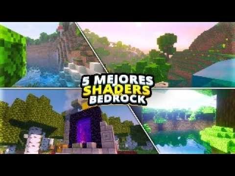 ✨TOP 5 SHADERS para Minecraft Bedrock 1.21 / MCPE SHADERS