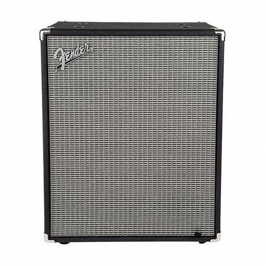 Fender Rumble 210 V3 - 700W 2x10 8ohm Bass Speaker Cabinet - Silver/Black