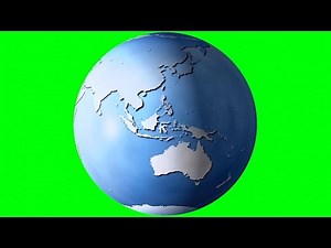 Green Screen Full HD Earth Rotation Animation