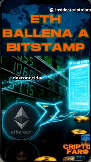¡Alerta de Ballena! 16,225 ETH Transferidos a Bitstamp – ¿Se Vienen Movimientos en el Mer