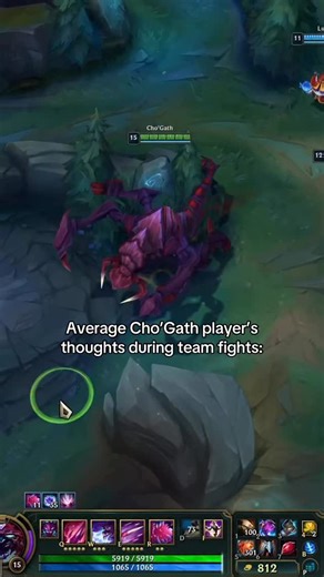 Cruz on Instagram: "Cho’Gath 😁😁😁 #leagueoflegends"