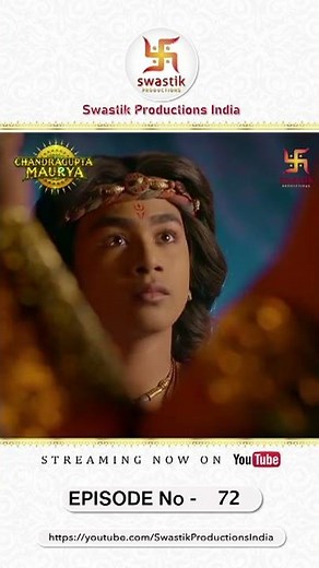 Streaming Now | चंद्रगुप्त मौर्य | Chandragupta Maurya Ep - 72 | Swastik Productions India #Shorts