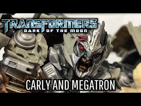 Transformers Dark of the Moon Stop Motion. Carly faces Megatron