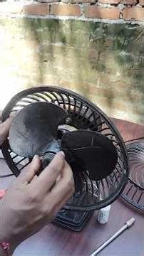 Table Fan Reparing || how to table fan capacitor problem || table fan capacitor change