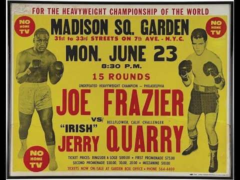 (Full Fight) Frazier vs J. Quarry 1