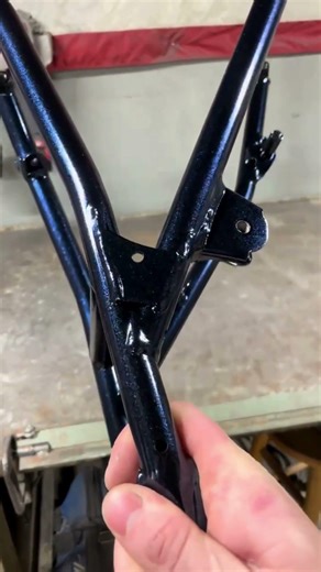 Dirt Bike Frame Powder Coat