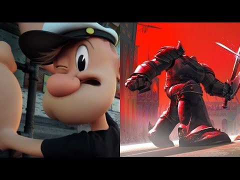 Genndy Tartakovsky’s Popeye vs The Black Knight Test animation