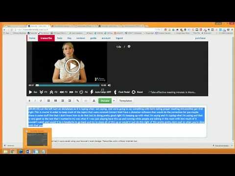 How to Transcribe Audio (Minutes, Class, Meeting, Video) - Dictation