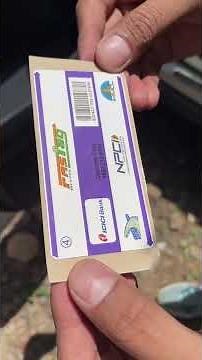 How to apply FASTag to your vehicle | ICICI FASTag installation