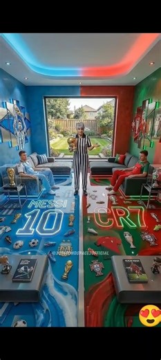 Which do you choose, Ronaldo or Messi? #shortvideo