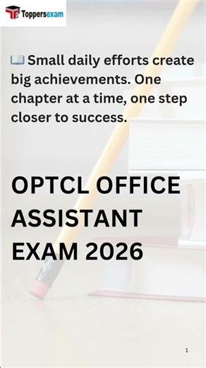 OPTCL Office Assistant Exam Date 2026 | OPTCL Office Assistant Syllabus | Important Mcqs 2026 #optcl